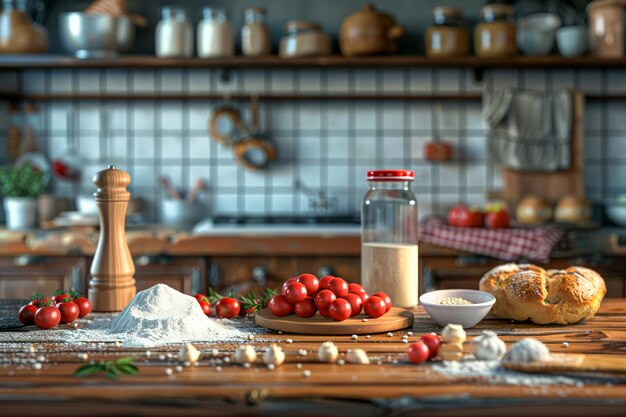 Кухонная утварь и ингредиенты